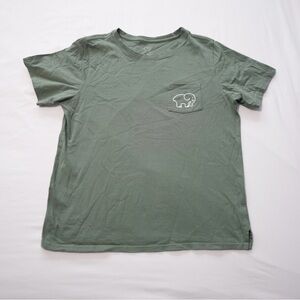 Ivory Ella Logo Pocket Green T-shirt